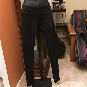 Rese Yoga Leggings Running Black Mesh